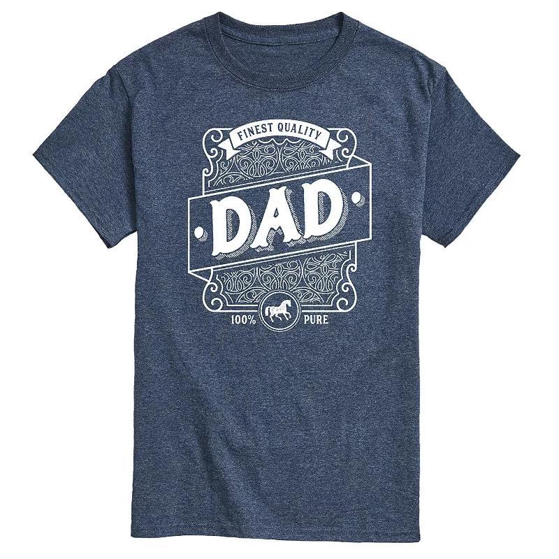 Mens Dad Liquor Label Graphic Tee Product Image