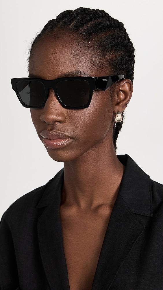 Prada Angled Cat Eye Sunglasses | Shopbop Product Image