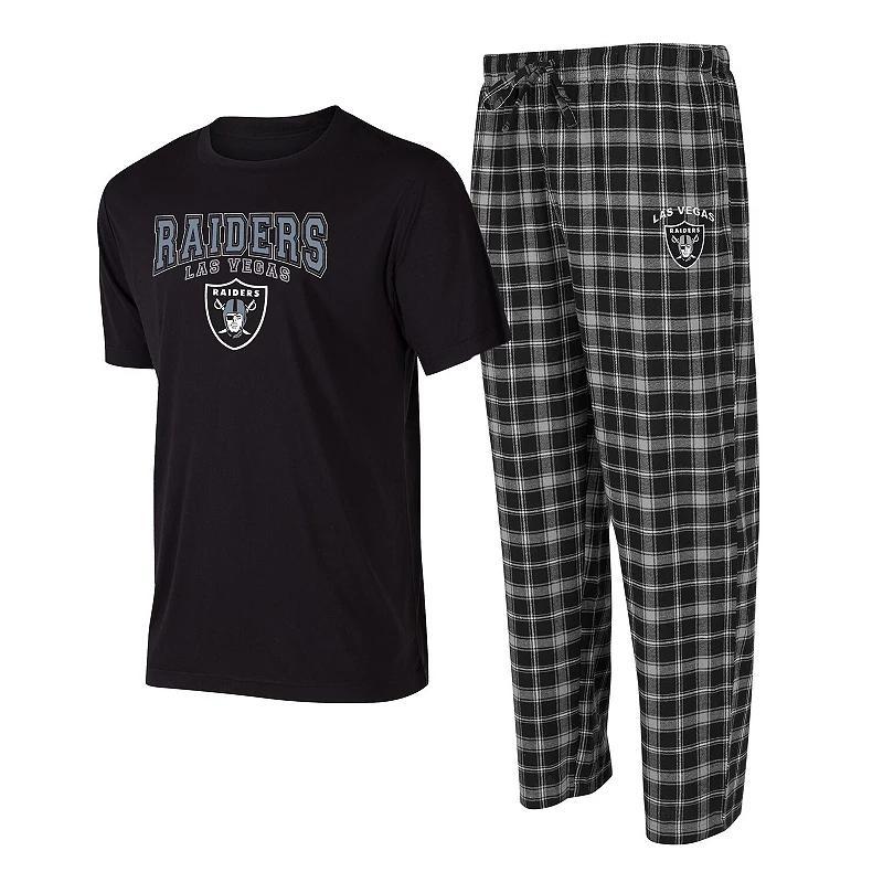 Mens Concepts Sport Deep Sea Blue/Gray Seattle Kraken Arctic T-Shirt & Pajama Pants Sleep Set Product Image