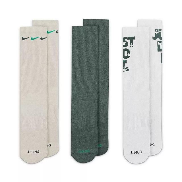 Mens Nike Everyday Plus Cushioned 3-Pack Crew Socks Product Image