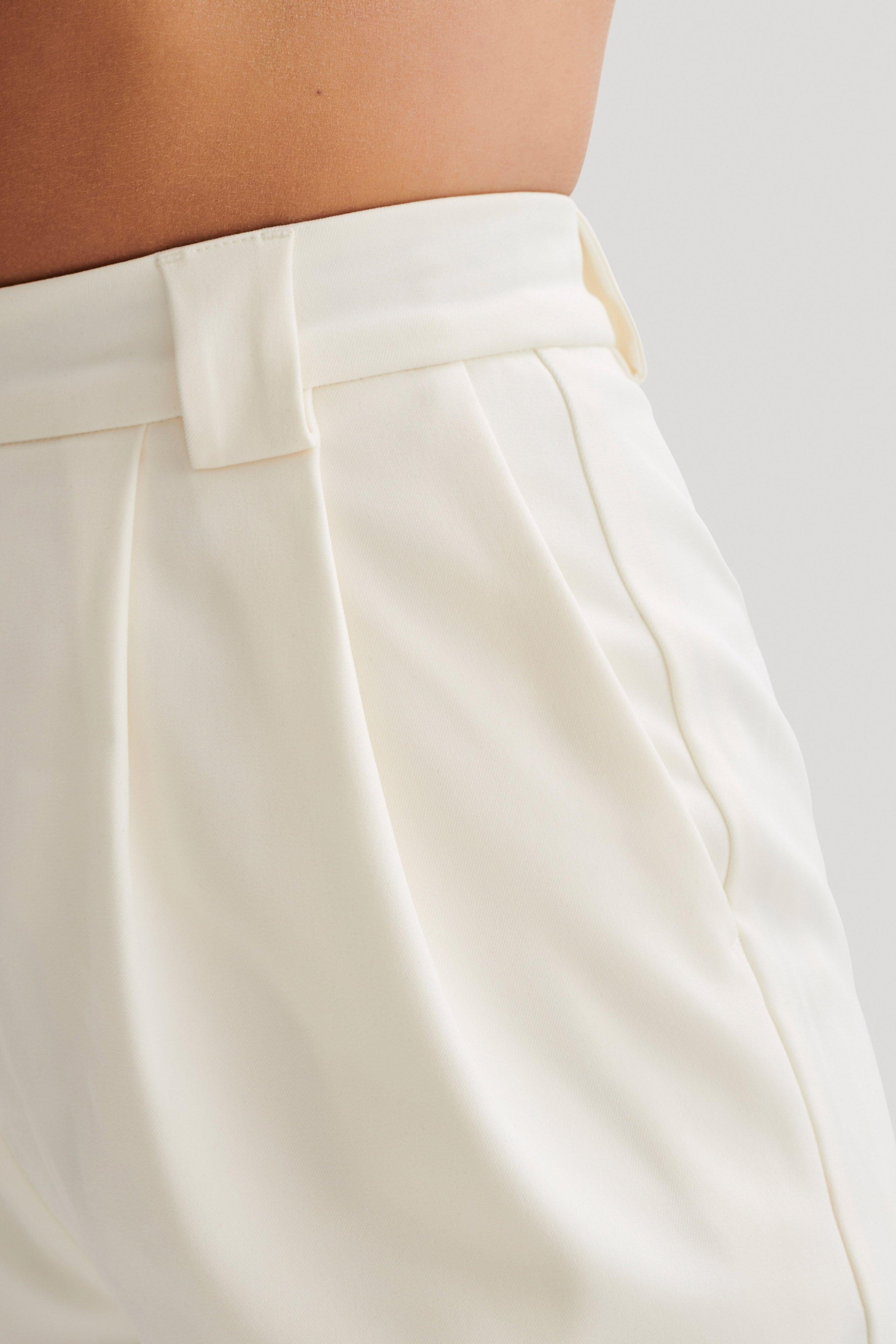 Sigourney Suiting Shorts - Ivory Product Image