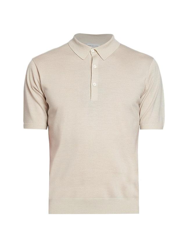 Mens Murice Merino Wool Polo Shirt Product Image