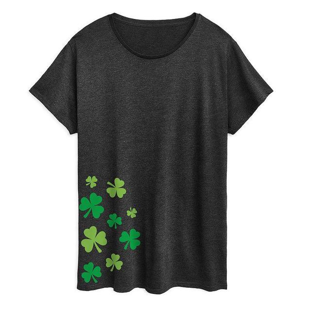 Plus Shamrock Graphic Tee, Womens Product Image