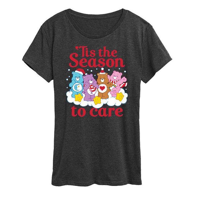 Womens Care Bears Season To Care Graphic Tee, Girls Grey Gray Product Image