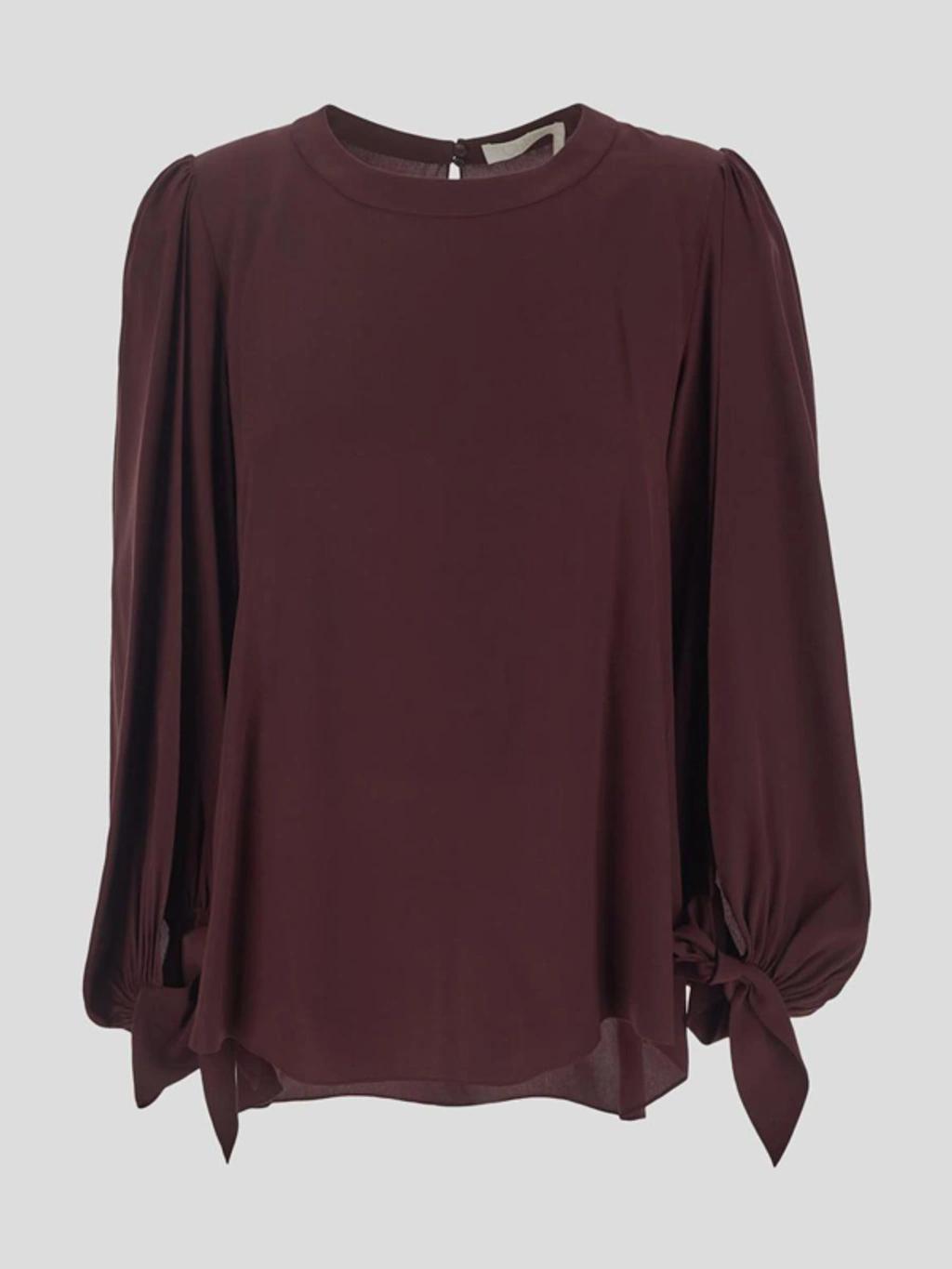 Silk Top In Purple Product Image