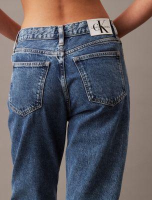 Authentic Slim Straight Fit Cut Out Jeans Product Image