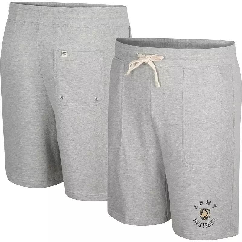 Mens Colosseum Heather Gray Army Black Knights Love To Hear This Terry Shorts Product Image