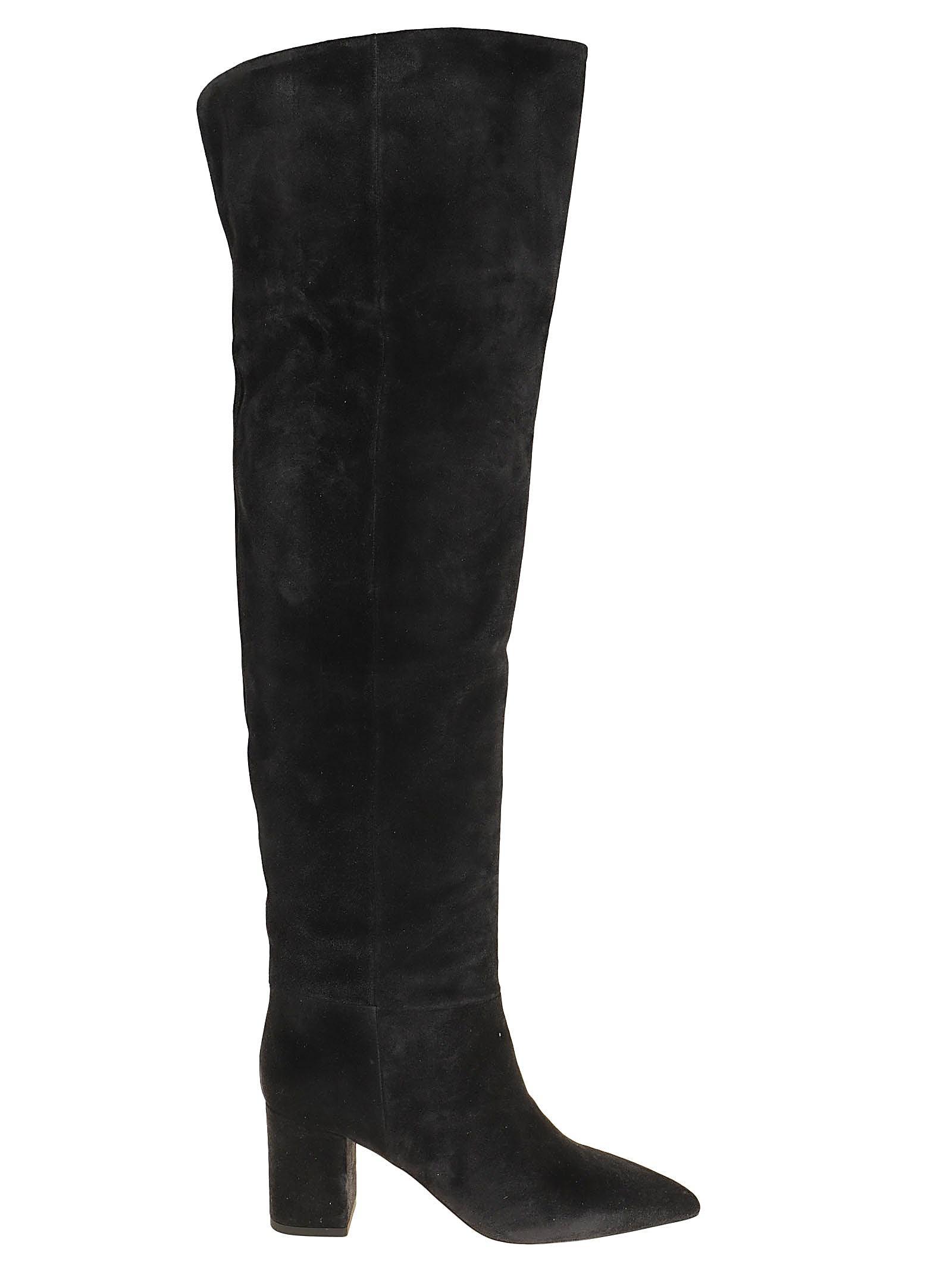 PARIS TEXAS Anja Over The Knee Boot 70 In Black Product Image