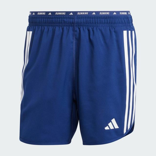 adidas Own the Run 3-Stripes Shorts Preloved Scarlet S 9 Mens Product Image