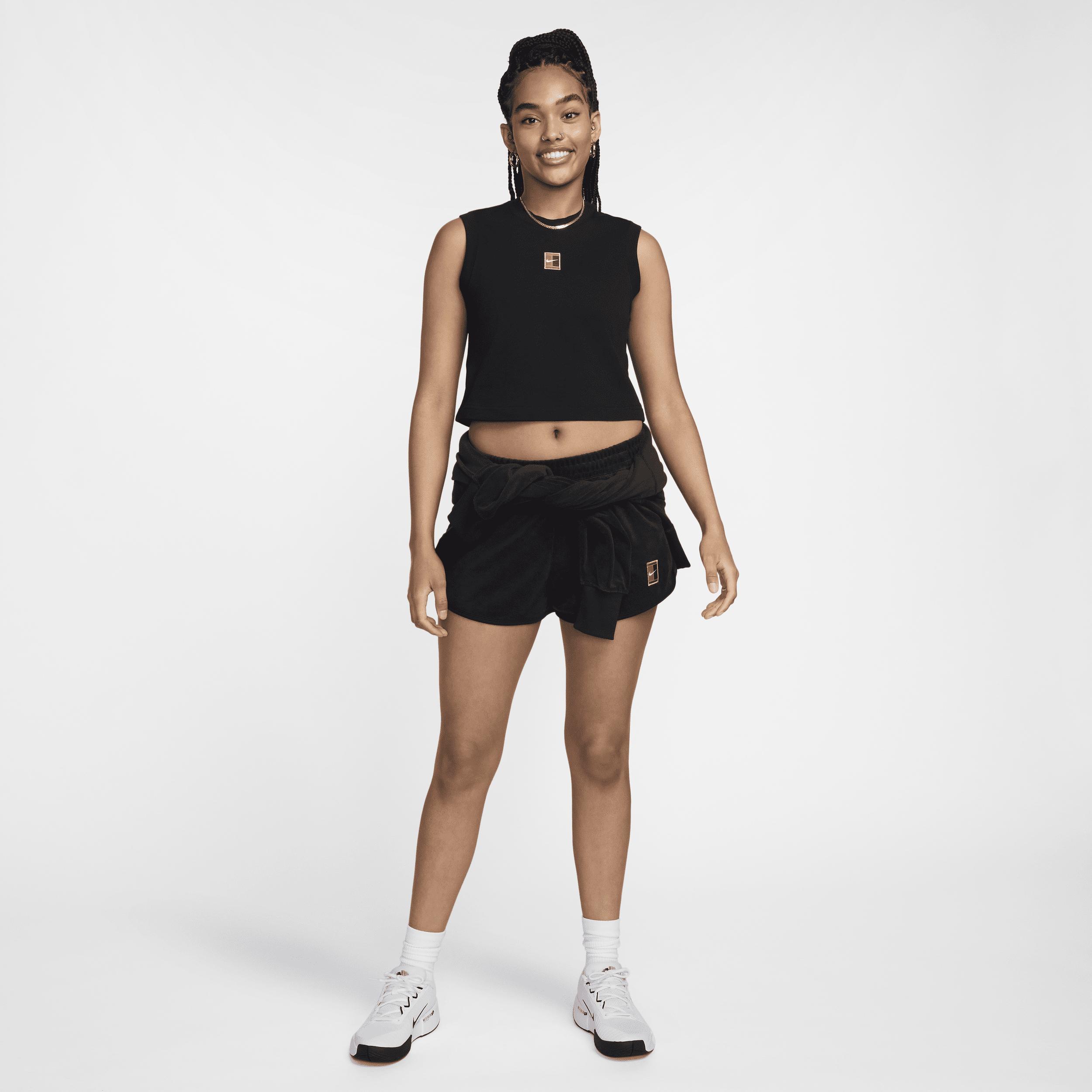 Nike Womens Court Heritage Cropped Tennis Tank Top Product Image