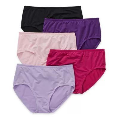 Fruit of the Loom Ladies Breathable 5 Pack Brief Panty 5dpblb1 Product Image