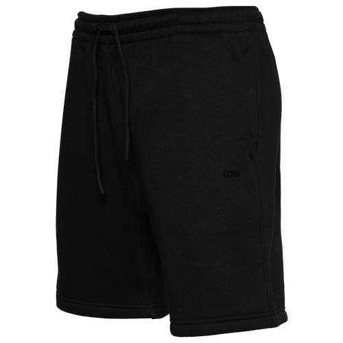 LCKR Mens LCKR Fleece Shorts - Mens Black/Black Product Image