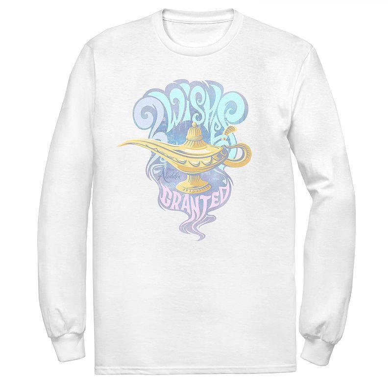 Disneys Aladdin Mens Genie Lamp Long Sleeve Graphic Tee Product Image