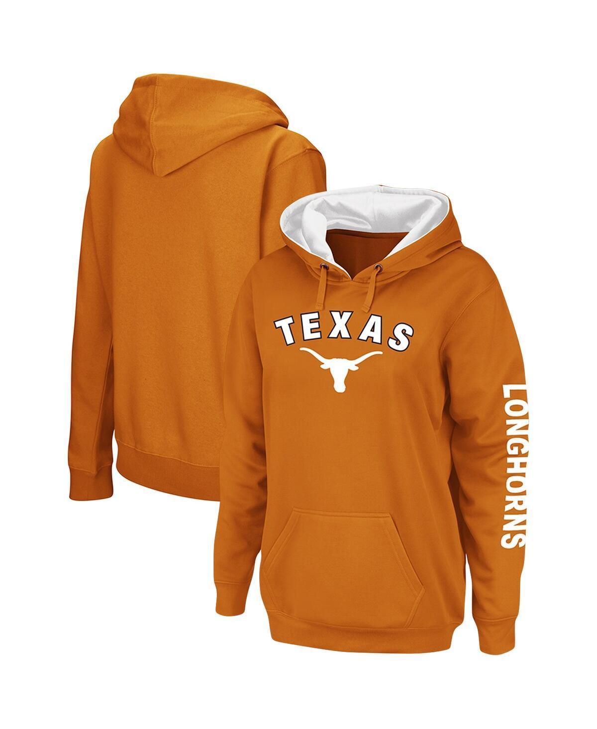 Womens Colosseum Texas Orange Texas Longhorns Loud and Proud Pullover Hoodie Product Image