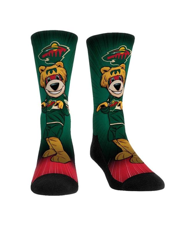 Rock Em Socks Minnesota Wild Mascot Pump Up Crew Socks, Mens Product Image