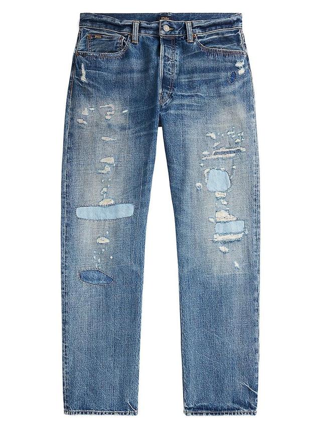 Mens Rigid Slim-Fit Jeans Product Image