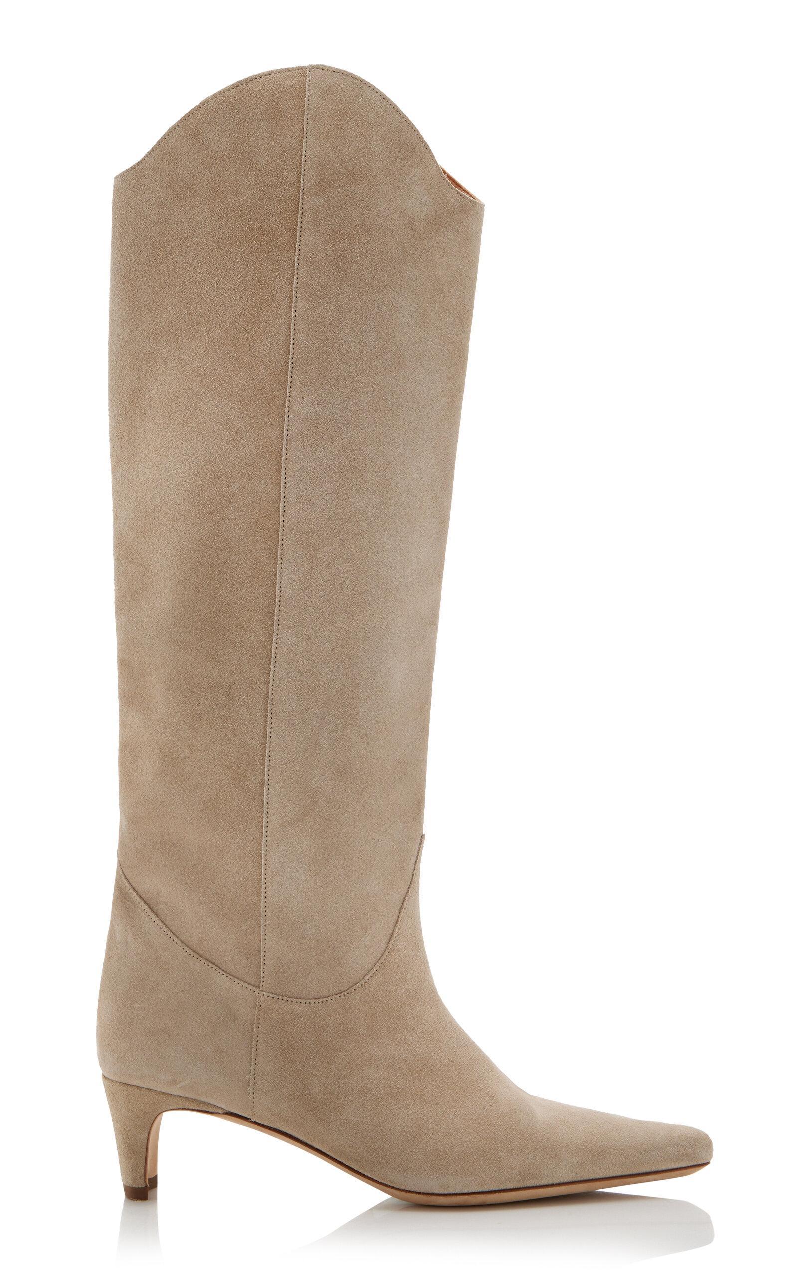 Womens Western Suede Wally Boots Product Image
