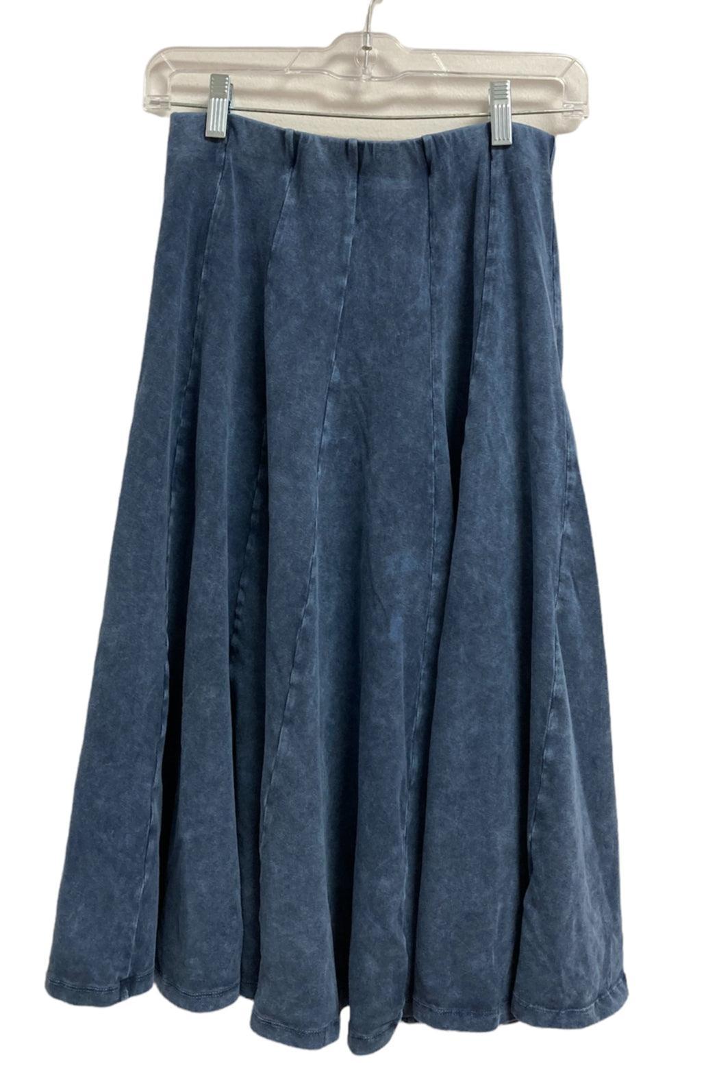 27" Mineral Wash Panel Skirt Female Product Image