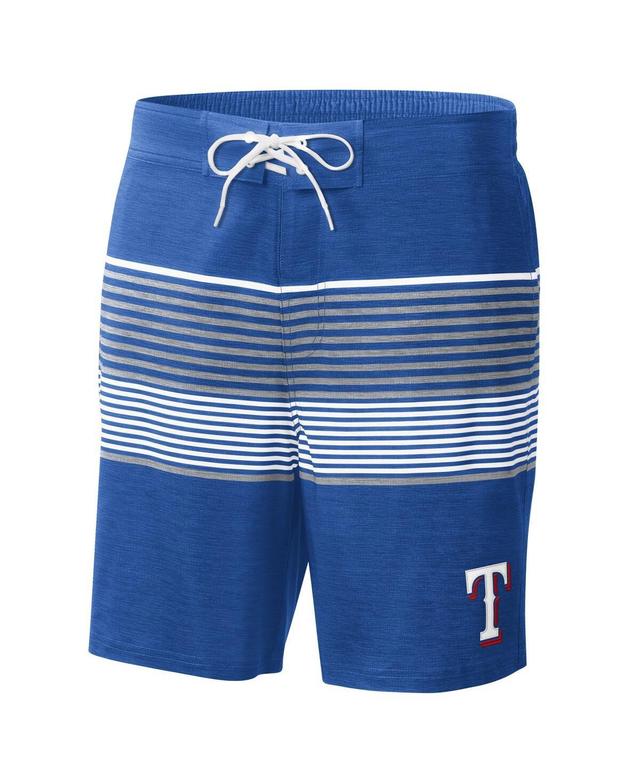 Mens G-iii Sports by Carl Banks Royal Texas Rangers Coastline Volley Swim Shorts Product Image