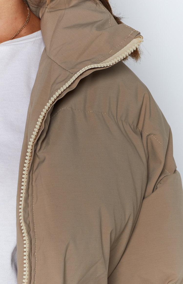 Remi Puffer Jacket Nude Product Image