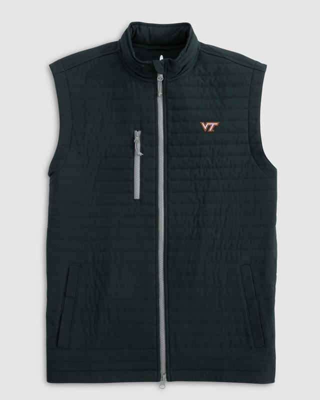 johnnie-O North Carolina Crosswind Quilted Performance Vest - Tar Heel Logo Product Image