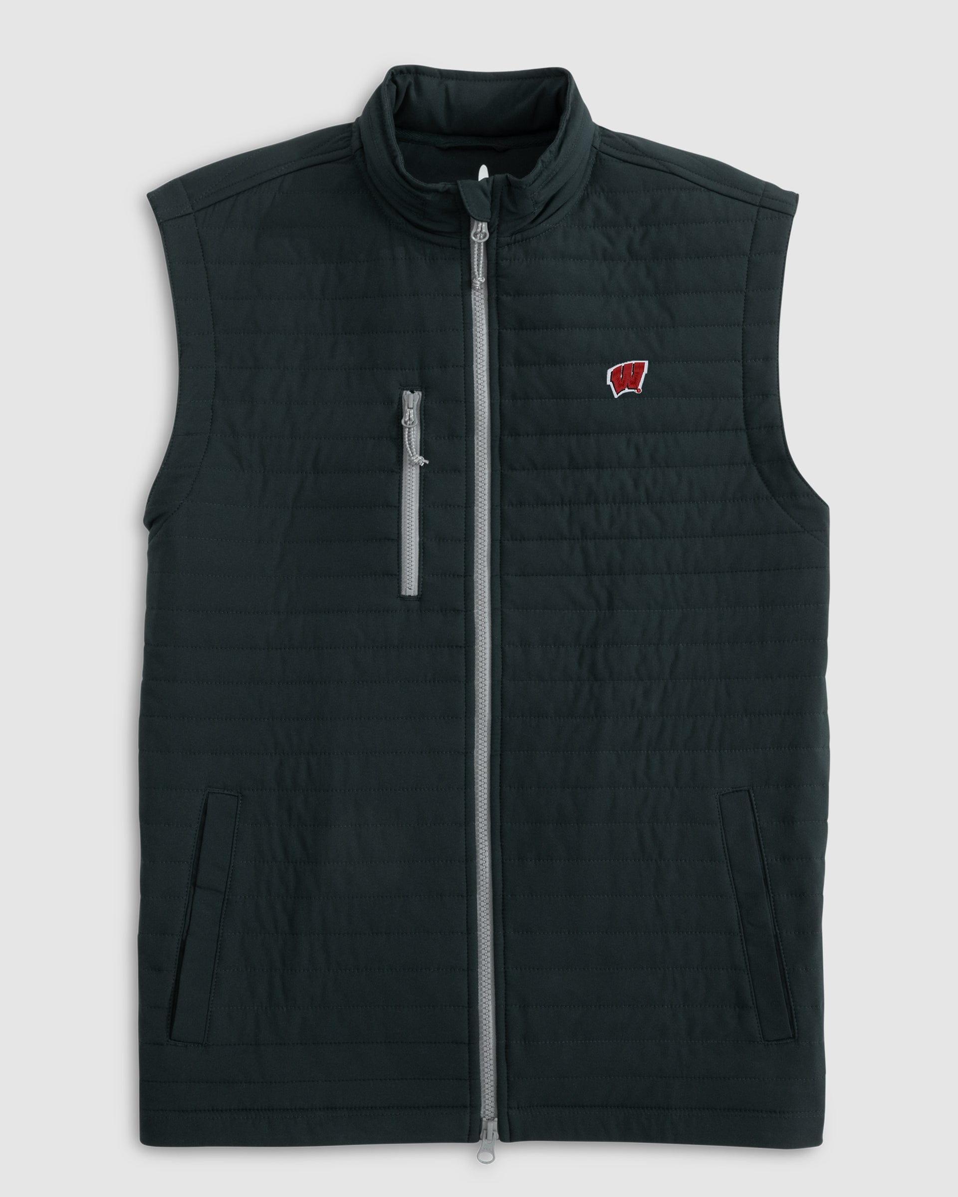 Notre Dame Crosswind Quilted Performance Vest - Leprechaun Logo Male Product Image