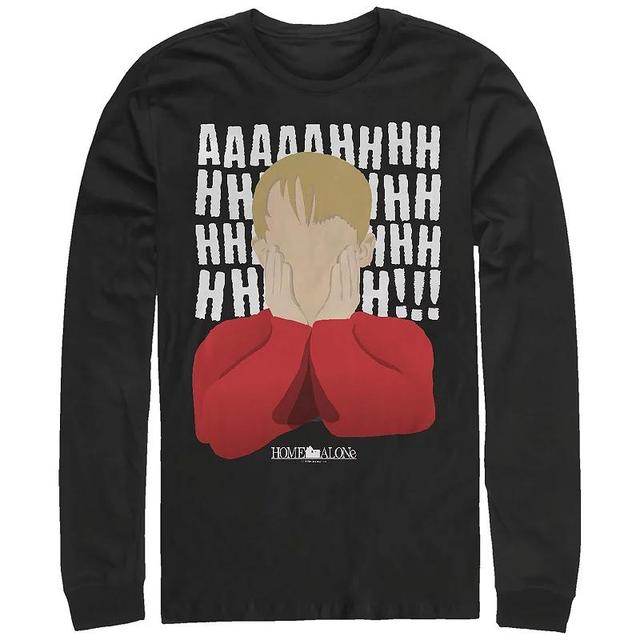 Big & Tall Home Alone Kevins Scream Long Sleeve Graphic Tee, Mens Product Image