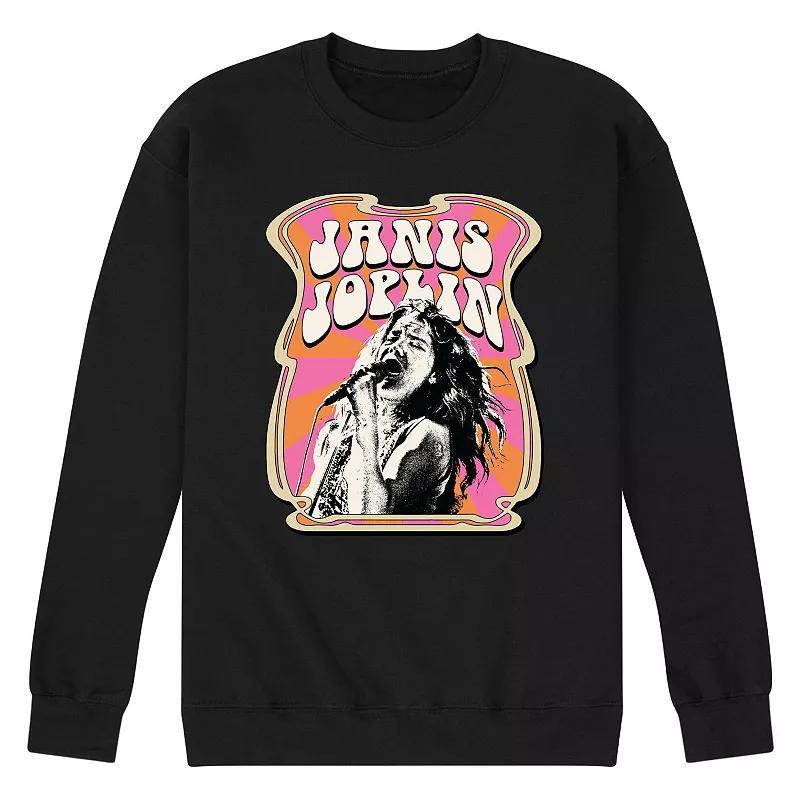 Mens Janis Joplin Poster Sweatshirt Product Image