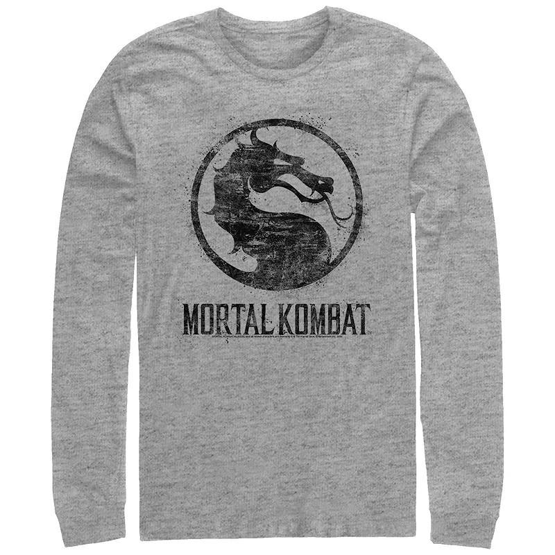 Mens Mortal Kombat Splatter Logo Graphic Tee Product Image