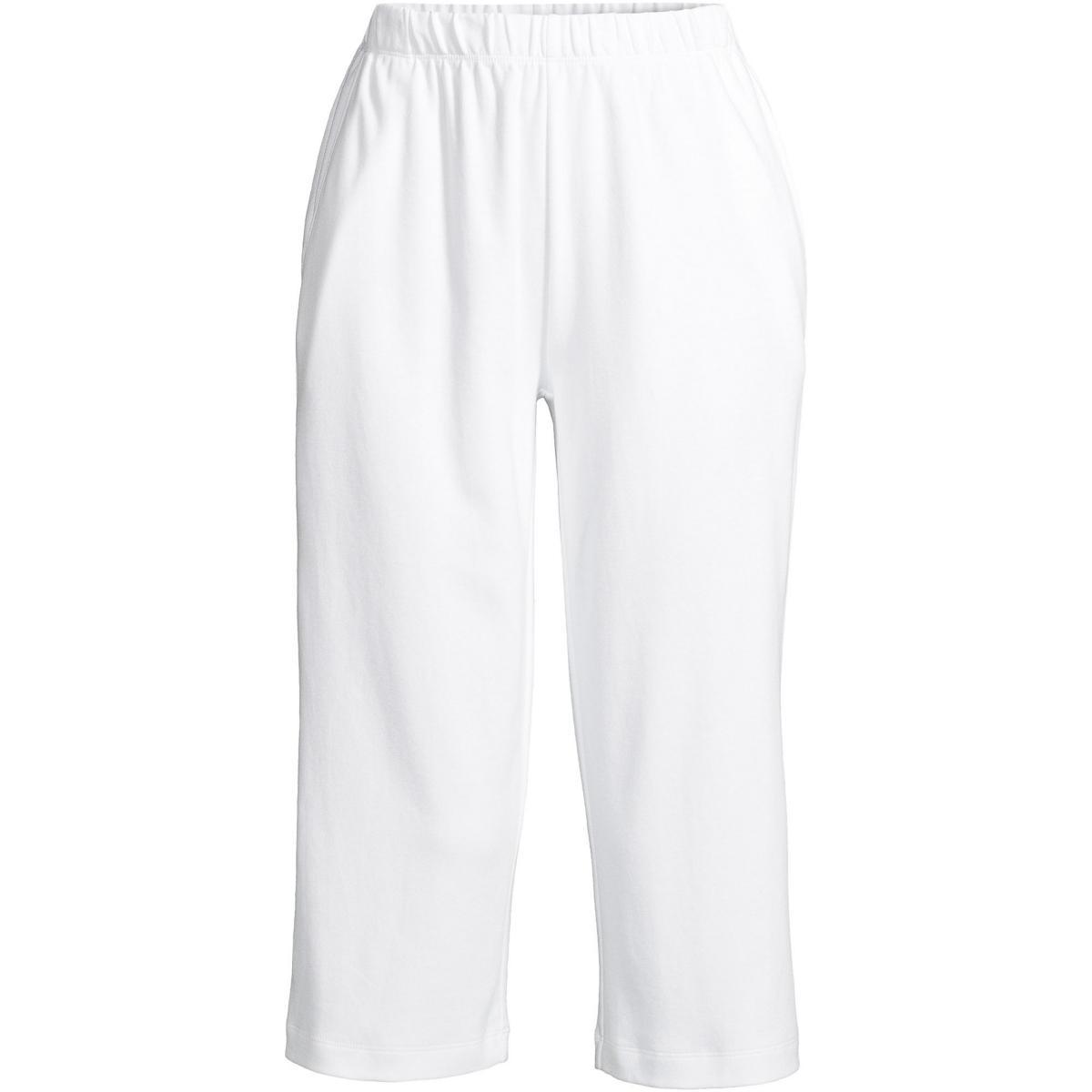 Womens Lands End Sport High Waist Pull-On Capri Pants Product Image