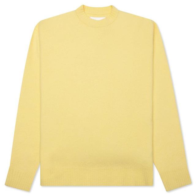 Crew Knit Sweater - Lemon Male Product Image