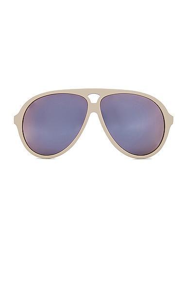 Chloe Apres Ski Pilot Sunglasses in Brown Product Image