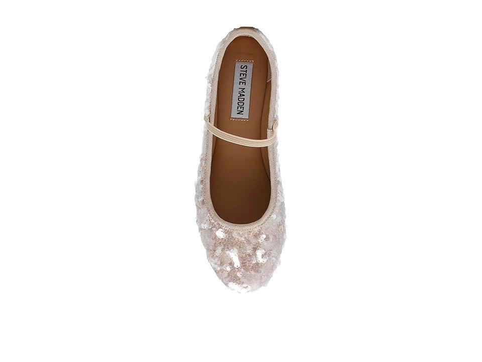 Steve Madden Bouquet (Champagne Sequince) Women's Flat Shoes Product Image