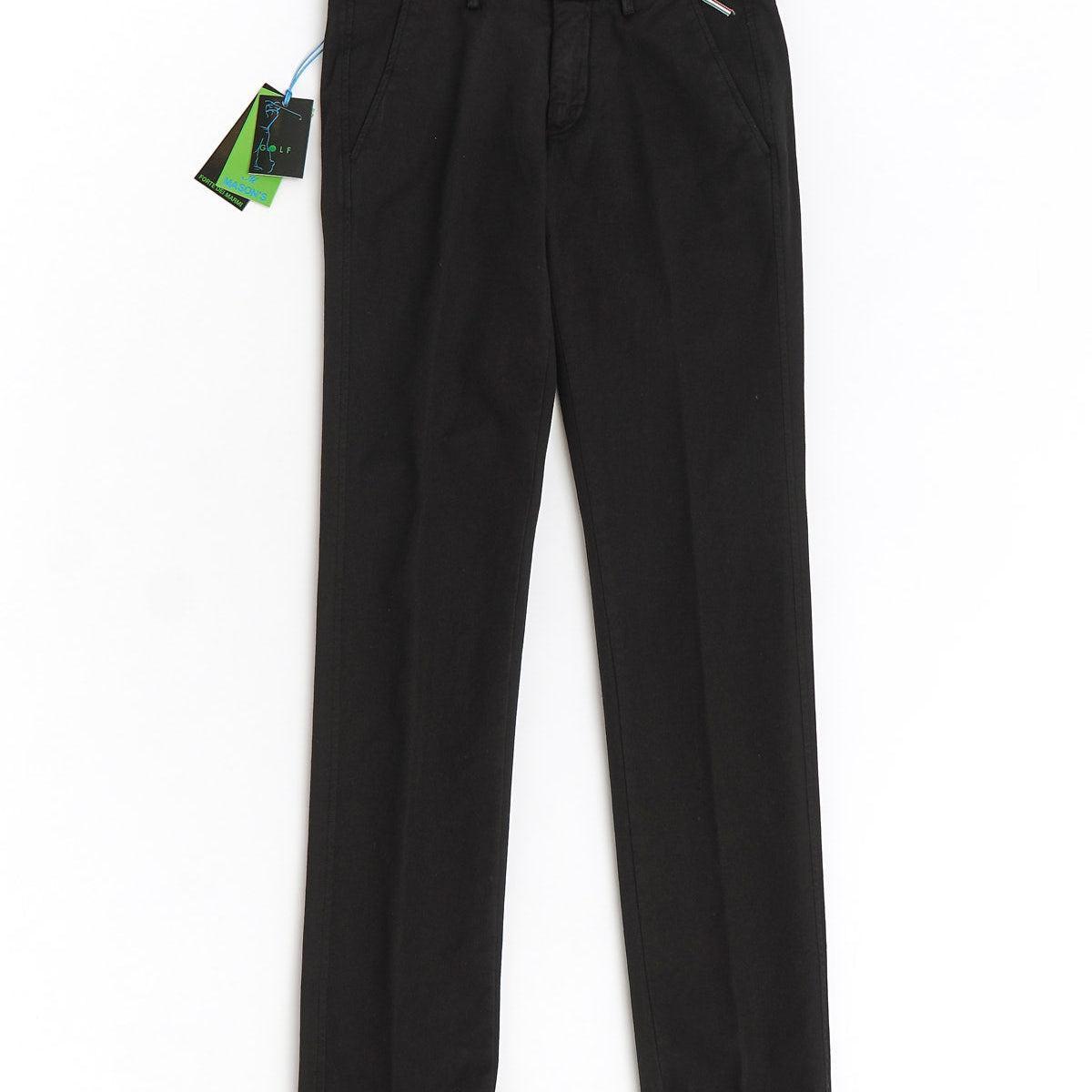 Masons Torino Black Jersey Pants Product Image