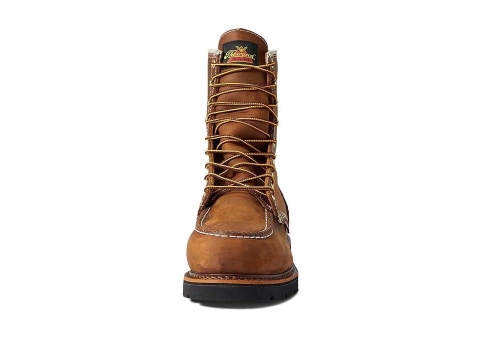 Thorogood 1957 Crazyhorse Mens 8-in. Waterproof Steel Toe Work Boots Brown Product Image