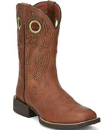 Justin Boots Mens Bowline Leather Western Boots Product Image