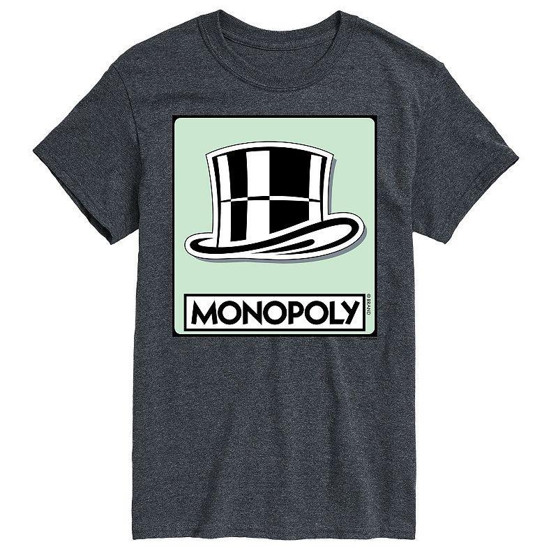 Big & Tall Monopoly Hat Token Graphic Tee, Mens Product Image