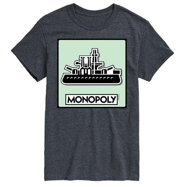 Big & Tall Monopoly Ship Game Token Graphic Tee, Mens Product Image