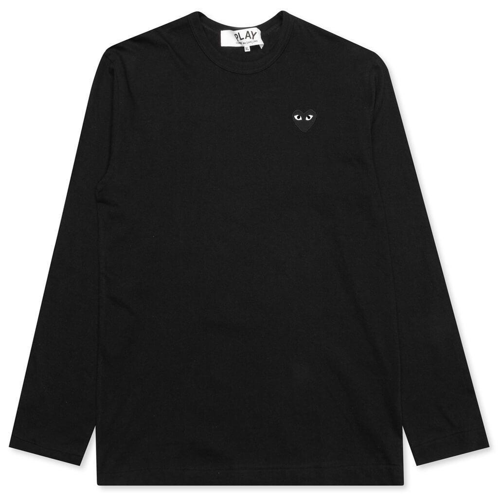 Black Emblem L/S T-Shirt - Black Male Product Image