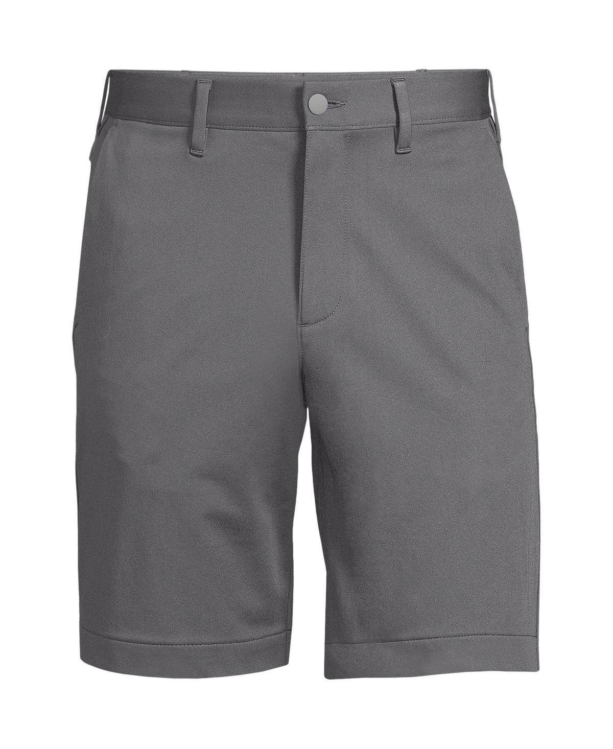 Mens Lands End Traditional-Fit 9-inch Flex Performance Golf Shorts Radiant Blue Product Image