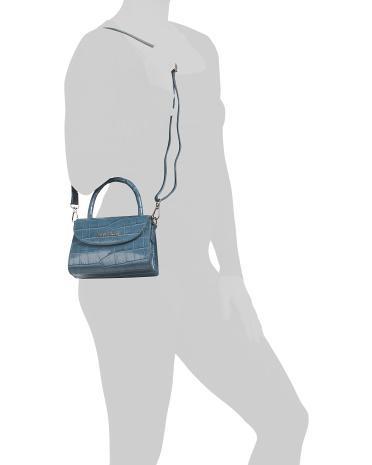 Leather Croc Embossed Mini Bag for Women Product Image