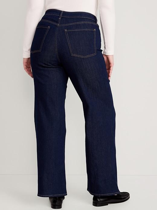 High-Waisted Wow Wide-Leg Jeans Product Image