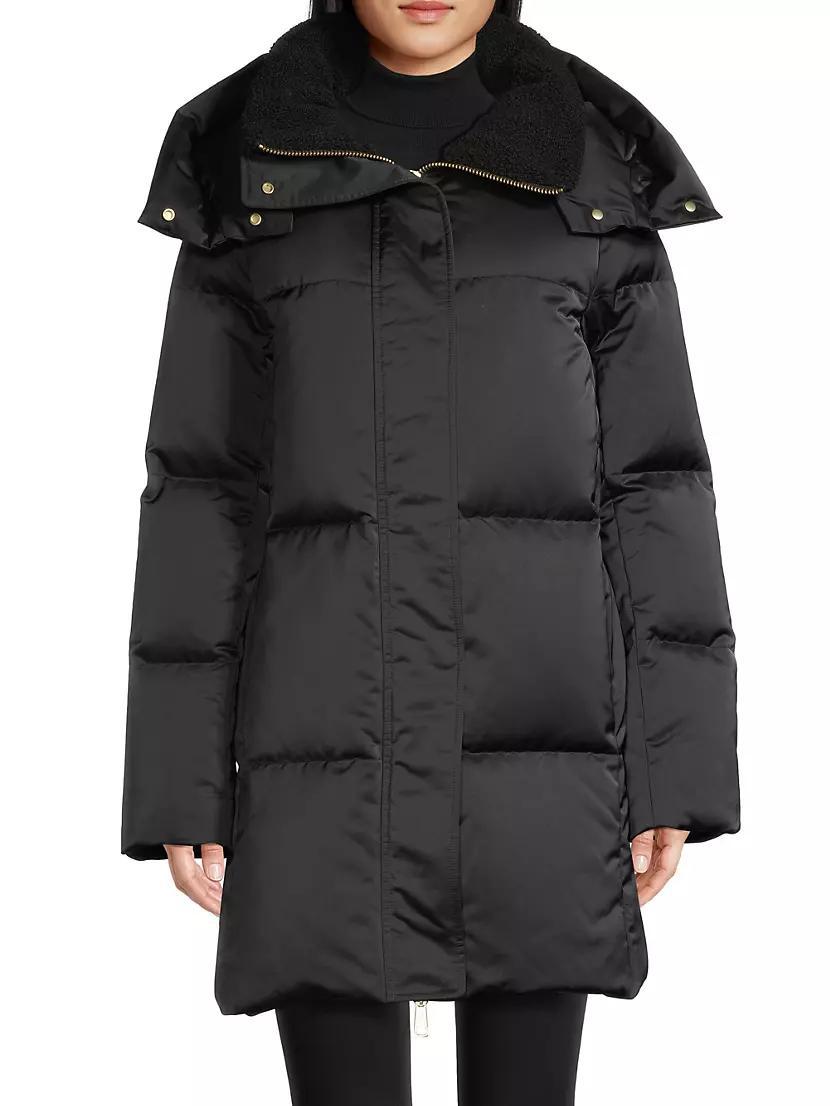 Noelle Faux-Shearling Puffer Jacket Product Image