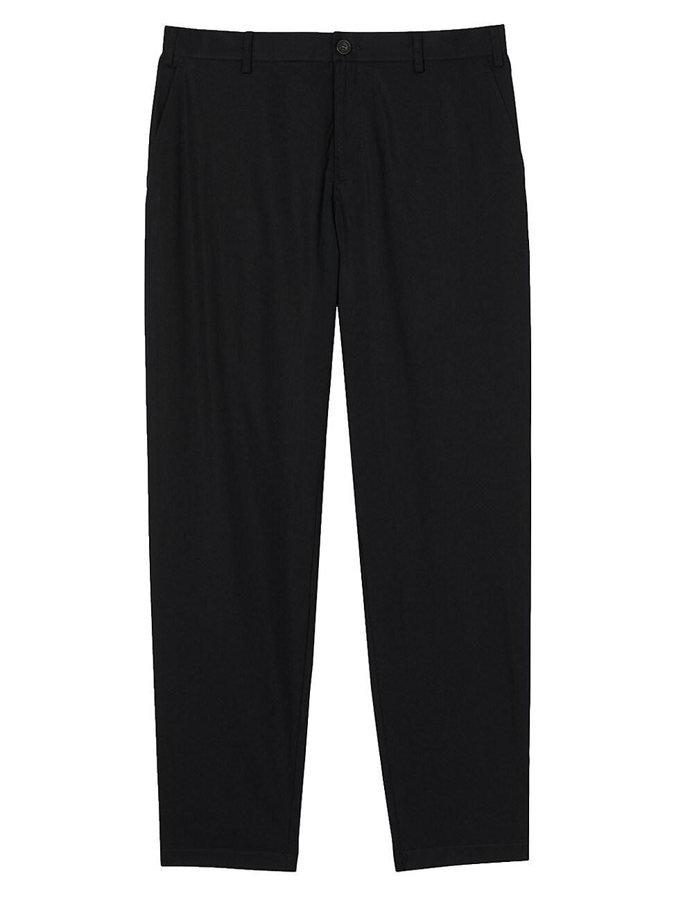 Mens Cotton Carrot-Cut Trousers Product Image