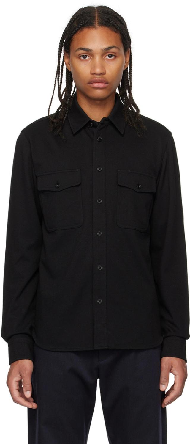 RAG & BONE Jack Wool Shirt In Black Product Image