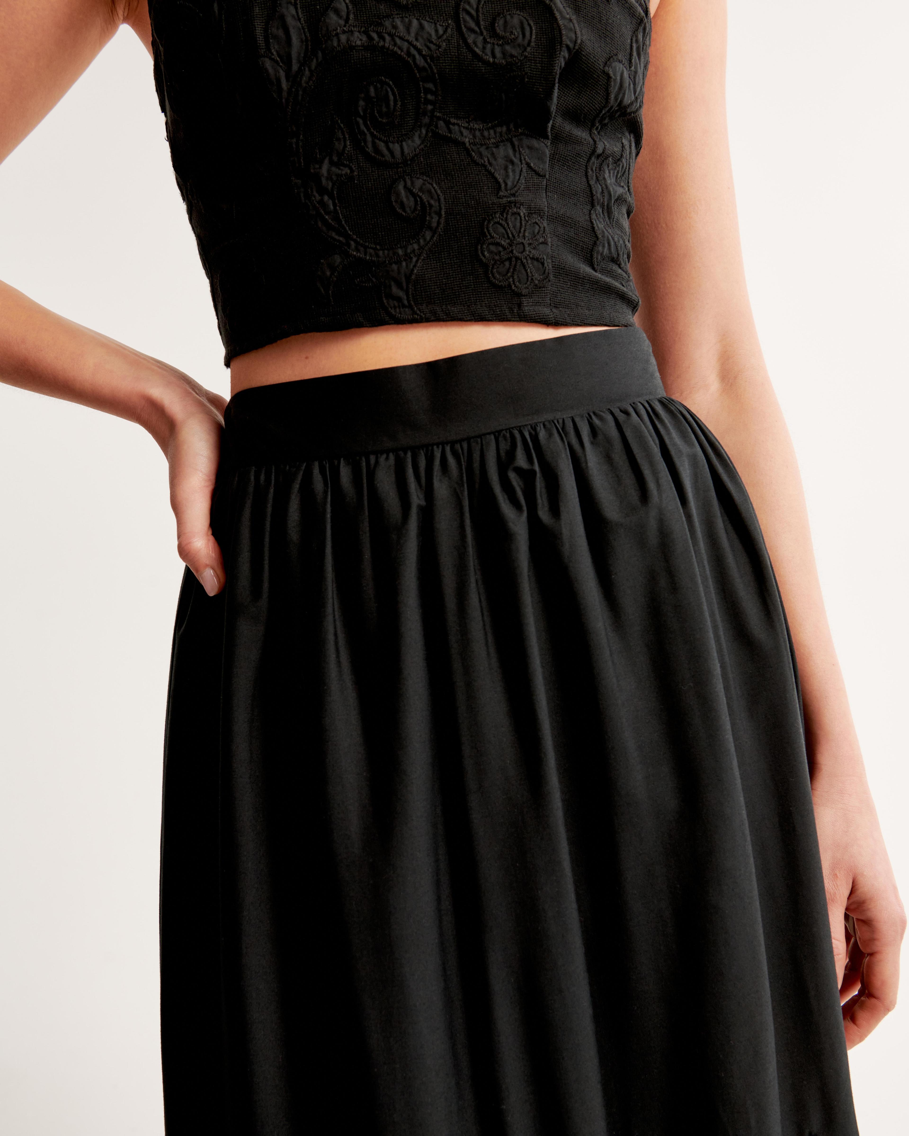 Elevated Embroidered Maxi Skirt Product Image