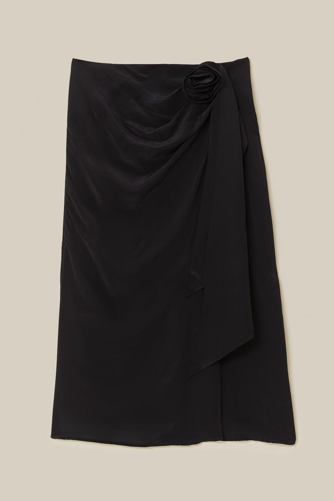 Black Midi Skirt Product Image