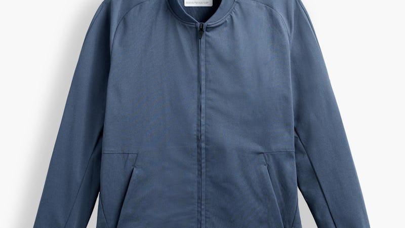 Shadow Blue Heather Men's Kinetic Bomber Jacket Product Image