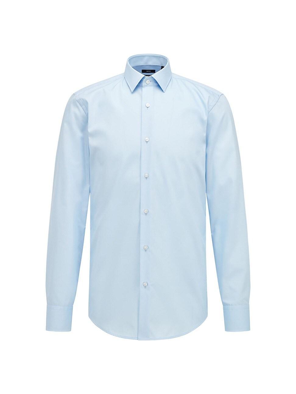 Mens Slim-Fit Business Shirt In Cotton Poplin product image