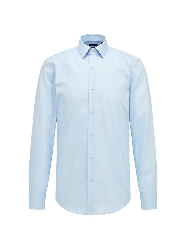 Mens Slim-Fit Business Shirt In Cotton Poplin Product Image